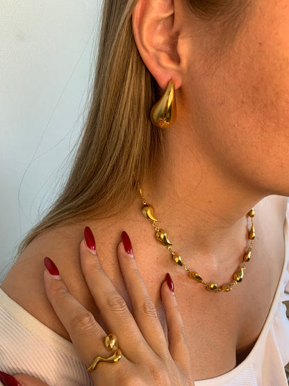 Boucles d'oreilles Gouttes d'eau