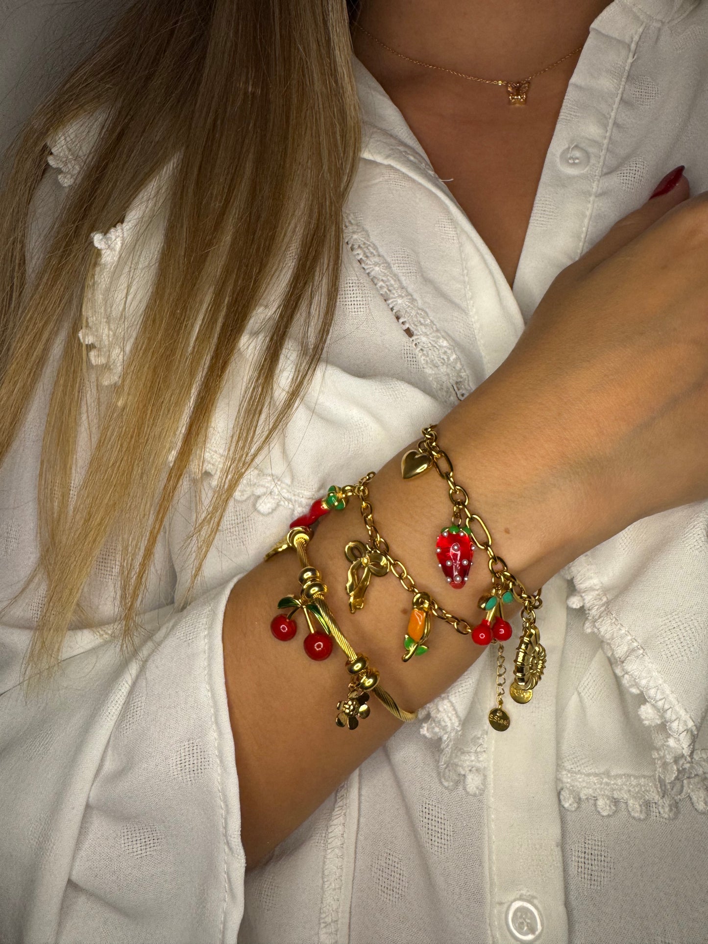 Bracelet Fraise-Cerise