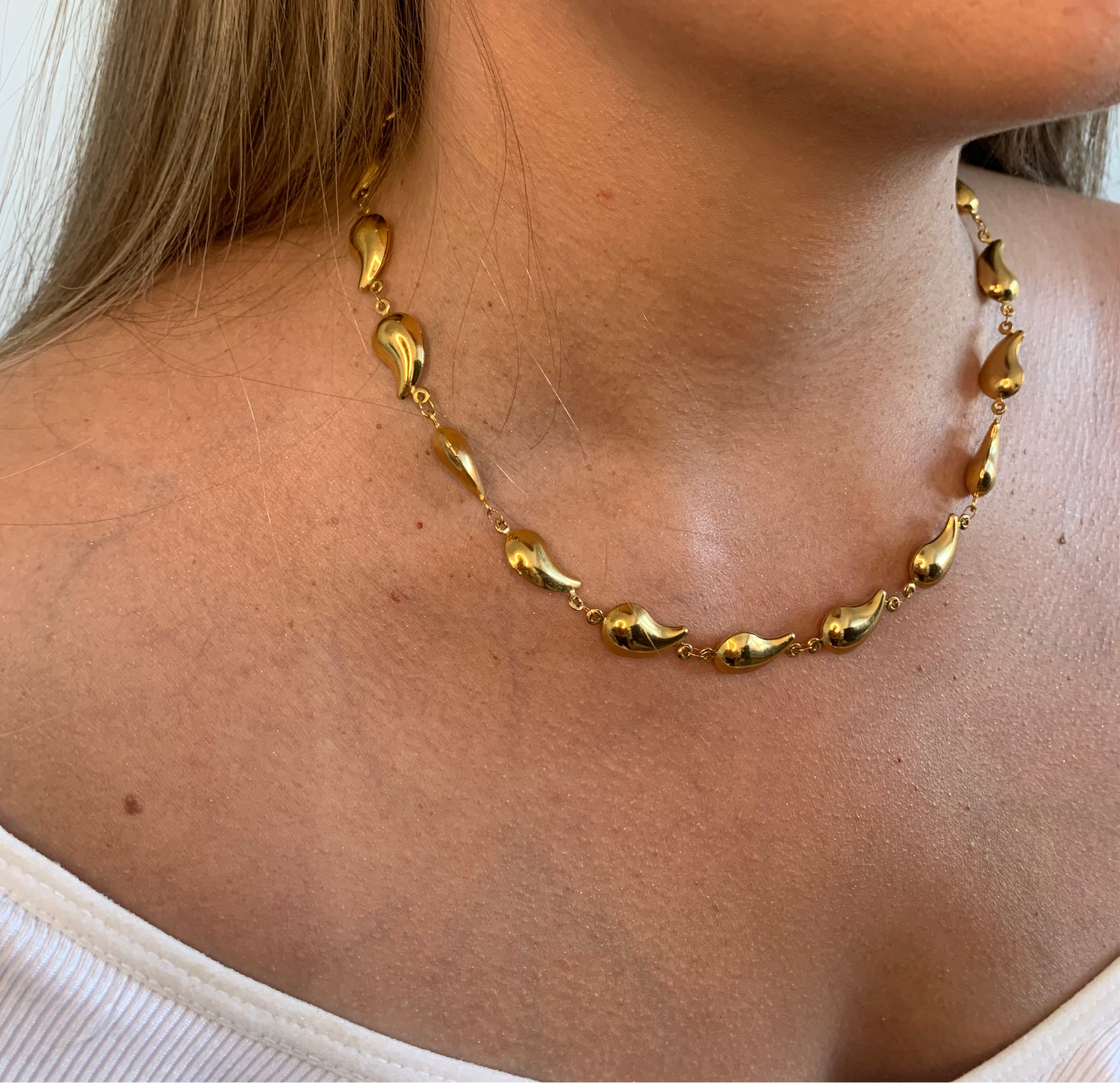 Collier Gouttes d'eau