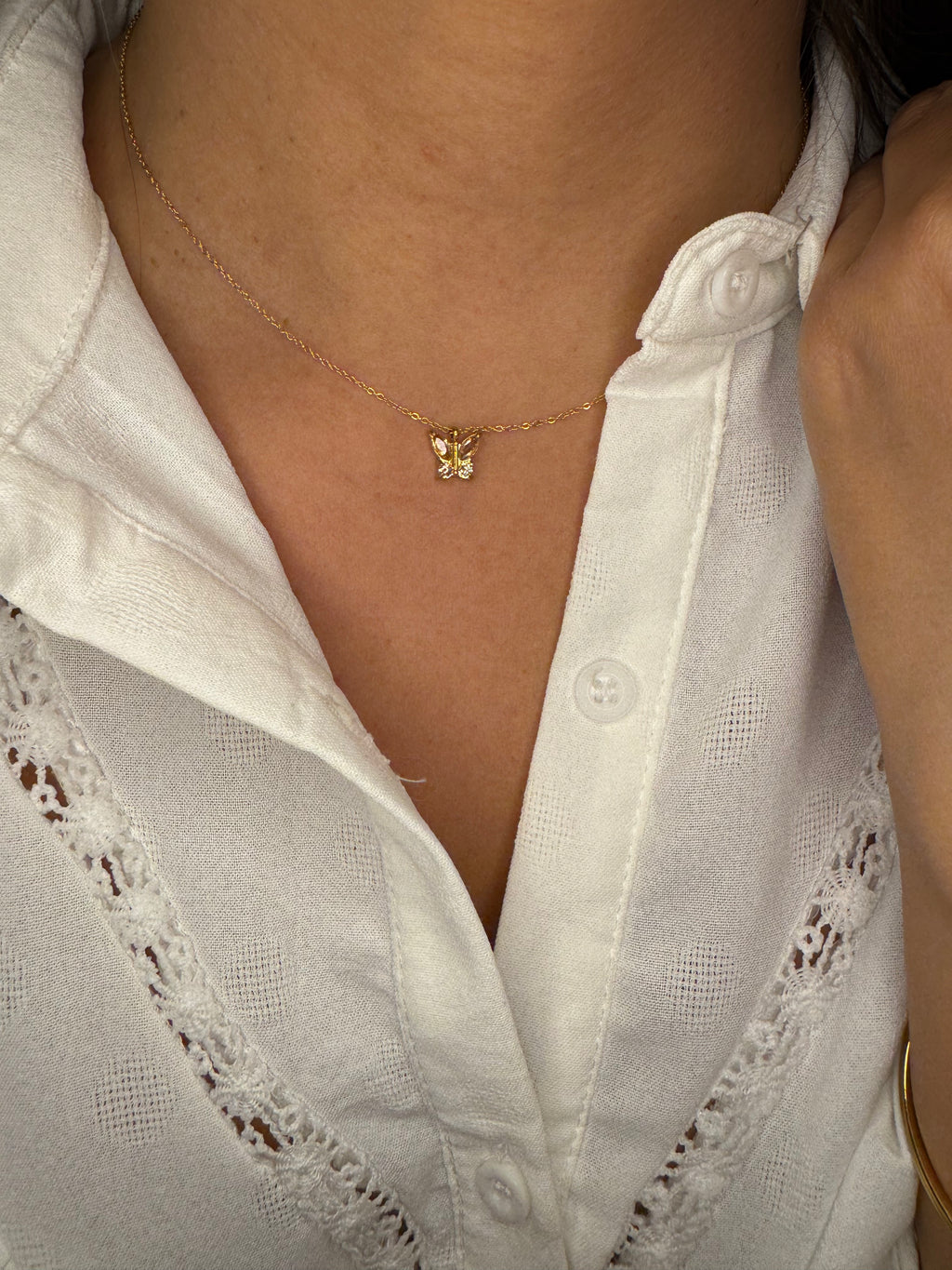 Collier butterfly